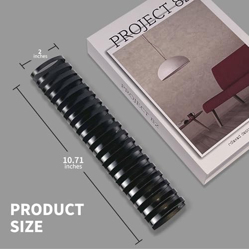 Binditek Plastic Binding Comb Spines, 2 Inch, 19 Ring, Black, 10 Pack - Image 3