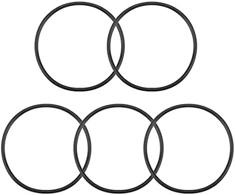 uxcell Nitrile Rubber O-Rings 59.8mm OD 54.5mm ID 2.65mm Width, Metric Nitrile Rubber Sealing Gasket, Pack of 5 by uxcell