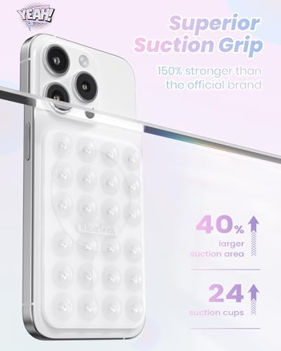 Klearlook Magnetic Suction Phone Mount for MagSafe Case, Transparent - Image 4
