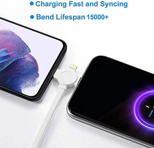 3 in 1 Retractable Multi Charging Cable, 2Pack Multi Fast Charging Cord Retractable Charger Data Sync Cable with iPhone/Type-C/Micro USB Ports for Cell Phones, iPhone Series, Galaxy Series,PS,Tablets - Image 2