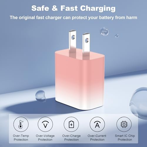 iPhone Charger Fast Charger,USB C Charger 4 Pack, 6FT Lightning Cable - Image 2