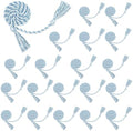 Graduation Cords 20pcs Cords for Graduation 2026 Sky Blue and White Honors Cords for Graduation Ropes Graduation Accessories 67" Long Braided Cords for 2026 Graduation Bachelor Gown by FFNMU