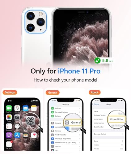 FNTCASE for iPhone 11 Pro Case, Fit for Magsafe, Translucent Matte Back - Image 2