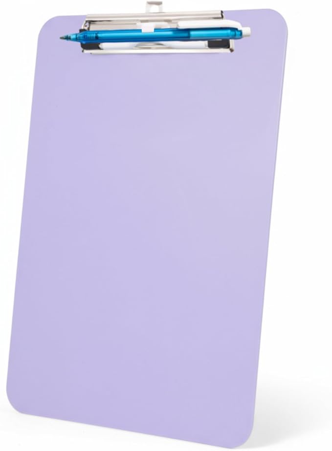 1 PCS Purple Clipboard with Pen Holder, Standard A4 Letter Size, Nursing Clip by TFDLCGzm