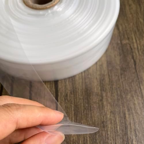 Flat Poly Tubing Roll 1.6 inches×820 Feet 2mil Food Grade LDPE Resin for Custom Length Packaging - Image 3