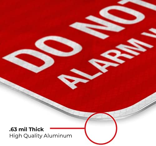 Do Not Prop Door Alarm Will Sound 60 Seconds After Opening Sign, - Image 6