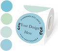 3 Inch Round Thermal Label Printer Stickers, Self-Adhesive Direct Thermal Labels Stickers, Waterproof/Perforation Line Design- 300 Sheets/Multi-Colored by Unknown