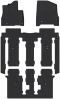 Powerty Floor Mats for 2022-2025 2026 Kia Carnival Gas 8 Seats (NOT for Prestige & Hybrid Models) All Weather 3D TPE Anti-Slip Car Liners for 1st & 2nd & 3rd Row Accessories by Powerty