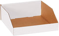 Boxes Fast BFBINMT121214 Open Top Bin Boxes, 12" x 12" x 4 1/2", White (Pack of 50) by Boxes+Fast