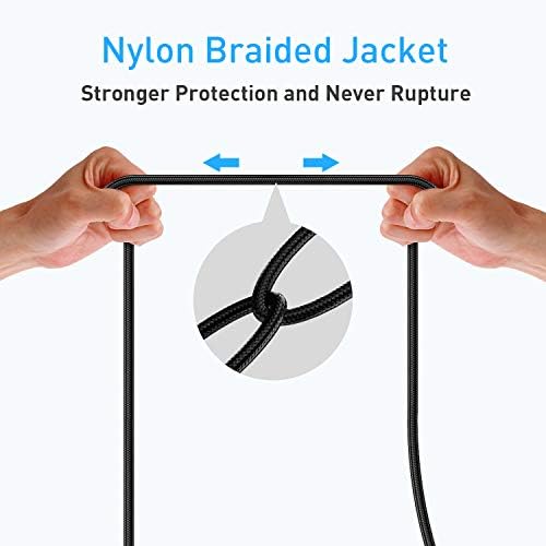 USB Extension Cable 10FT USB 3.0 Extender Type A Male to Female Cord Black - Image 3