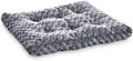 Amazon Basics Washable Cat and Dog Bed, Cozy Crate Pad for Large Dogs, Indoor, 40 x 27 x 3.5 inches, Gray by AmazonBasics