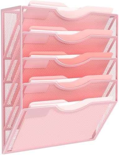 Kuntine.B Wall File Organizer Office Hanging Magazine Holder Wall File Organizer for Office Home by KuntineB