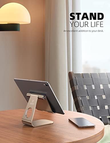 Lamicall iPad Stand Adjustable Tablet Holder, Sturdy Aluminum, Multi-Angle - Image 2
