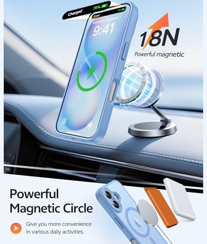 FNTCASE for iPhone 16 Plus Case, Fit for Magsafe, Screen Protector - Image 3
