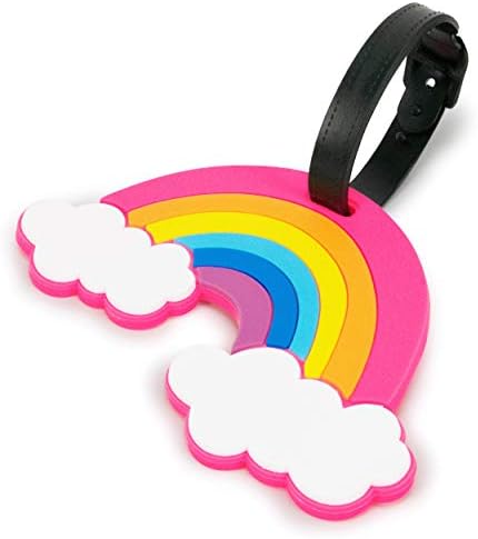 Miami CarryOn Novelty Collection Luggage ID Tags (2-Piece) (Rainbow) by MiamiCarryOn