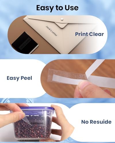 TZe TZ Tape 12mm 0.47 Laminated Clear Compatible with Brother P-Touch - Image 4