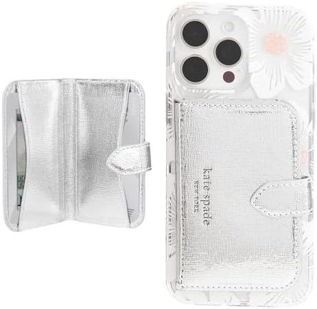 kate spade new york Morgan Magnetic Card Holder/Wallet - Metallic Silver by Unknown
