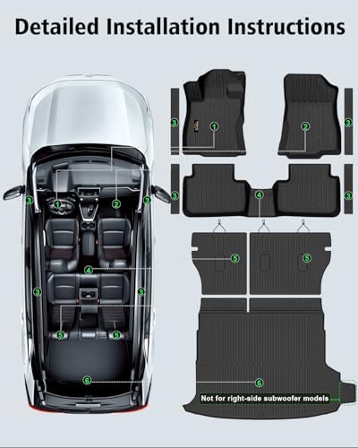 Floor Mats & Cargo Mat & Backrest Mat Custom for Forester Hybrid 2025 2026 - Image 3