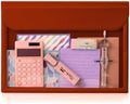 Mr. Pen Red Plastic File Folders - Letter Size, Clear by MrPen