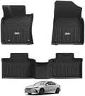 3W Floor Mats for 2025-2026 Toyota Camry, Custom Fit TPE All Weather by 3W