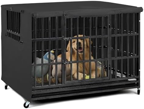 Explore Land Dog Crate Cover, 38 inches, Black by ExploreLand