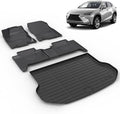 All Weather Car Floor Mats & Cargo Liner Set Fit for Lexus NX NX300 / NX300h / NX200t 2015 2016 2017 2018 2019 2020 2021 Floor Liners Trunk Liner NX Cargo Mat Accessories Black by VOUKIY