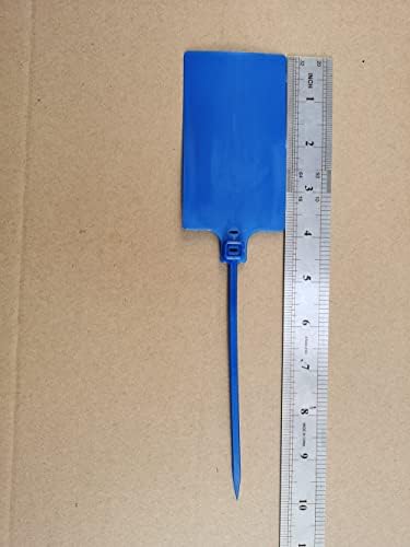 Plastic Seals Shipping Tags Logistics Use Big Sign Tie Large Label Tie, 255mm Total Length, Package of 100pcs (Navy Blue) - Image 6
