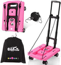 GtIiFmTe Foldable Hand Truck, Lightweight Luggage Cart for Airport Car Seat by GtIiFmTe