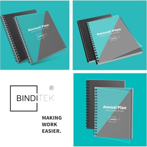 Binditek Binding Covers Set, 8.5x11 Inches, 8Mil PVC & 12Mil Poly, 72 Pack - Image 6