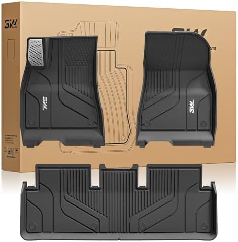 3W Floor Mats for Tesla Model 3 Highland 2024-2026 with Metal Pedal by 3W