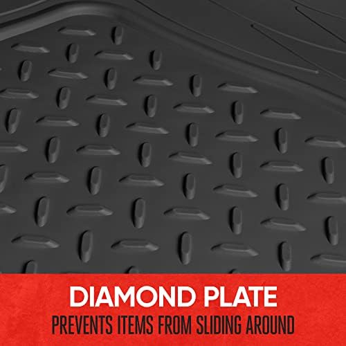 Motor Trend Heavy Duty Utility Cargo Liner Floor Mats for Car Truck SUV, Trimmable to Fit Trunk, All Weather Protection Black 31.5" x 50" BK - Image 6