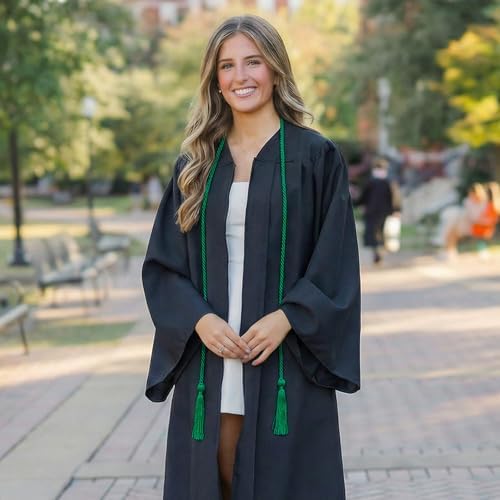GraduationMall Graduation Honor Cord 68" Emerald Green - Image 7
