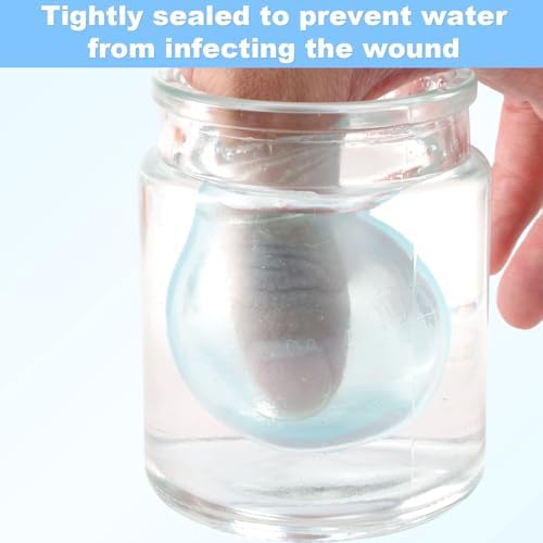 4pcs Waterproof Thumb Protector, Reusable Silicone Finger Sleeve Cover - Image 3