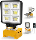 T-SUN LED Work Light Compatible with Dewalt 20V Battery, 52W 5200LM, 1 Pack by T-SUN