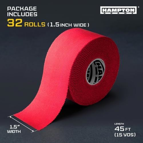 Hampton Adams Athletic Tape Multi Pack, Sports Medical Grade, Easy Tear - Image 2