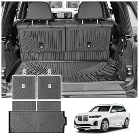 Cartist Cargo Liner for BMW X7 2019-2026, All Weather Cargo Mats for X7 Accessories, Heavy Duty TPE Trunk Mat, Car Accessories by cartist