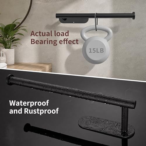 DEKAVA Paper Towel Holder Under Cabinet Wall Mount for Kitchen Paper Towel - Image 5