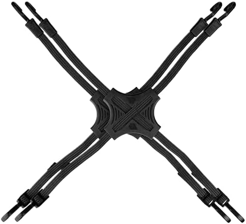 Tack Strap 30 in. Flat Bungee Tie Down Straps, 2-Pack, Black by STAPLL