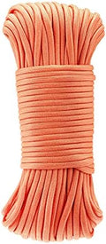 Amazon Basics 550 Type III Paracord, 7-Strand Nylon Core, High Strength for Hiking, Camping, Survival and DIY Crafts, 5/32 in x 100 ft (4mm x 30.5m), Orange by AmazonBasics