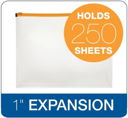 Pendaflex Poly Zip Envelope, Top-Loading, Expands 1 Inch, Zippered Closure - Image 5