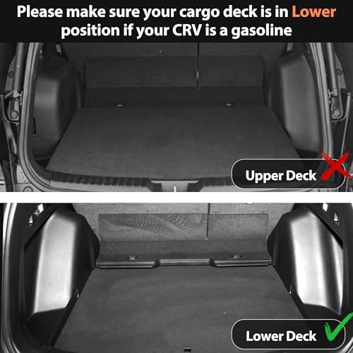 AUXKO All Weather Cargo Mat for Honda CRV 2023 2024 2025 2026 Gas - Image 4