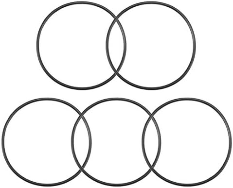 uxcell Nitrile Rubber O-Rings 80.3mm OD 75mm ID 2.65mm Width, Metric Nitrile Rubber Sealing Gasket, Pack of 5 by uxcell