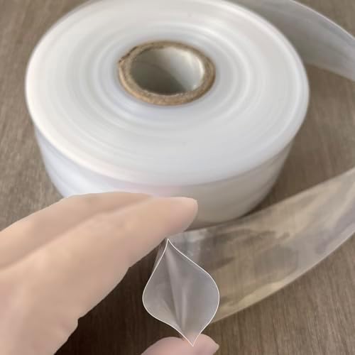 4 Mil Poly Tubing Roll for Packaging and Safe Storage of Food,1.6"Wx200' L - Image 2