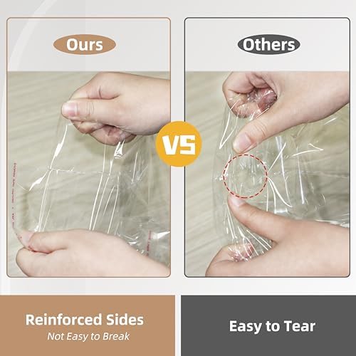 WIKDAY Self Sealing Cellophane Bags 120PCS 10X14 Inches Shirt Packaging Bag - Image 4
