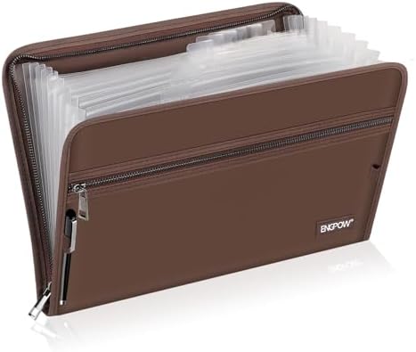ENGPOW Expanding File Folder,Fireproof 13 Pockets Document Organizer Bag by ENGPOW