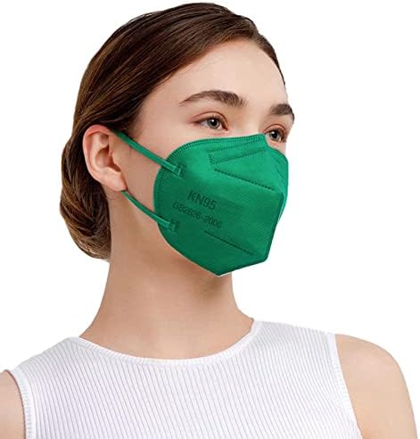 SAROULU 5-Layer Breathable Disposable KN95 Face Masks Respirator Cup Dust Safety Protection Mask by SAROULU