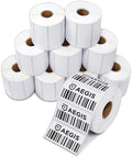2.5" X 1" Direct Thermal Labels (15600 Count, 12 Rolls) - FNSKU Labels by AegisAdhesives