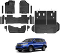 Floor Mats for 2022-2016 Honda Pilot 8-Seat Accessories by GALVAGNITE