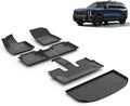 Floor Mats & Cargo Liner for 2027 Kia Telluride Gas(Not for Hybrid) 7/8 Passenger All Weather Kia Telluride Floor Mats Accessories by VOUKIY