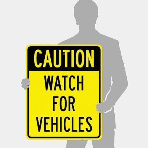 Watch for Vehicles Sign, - Image 4
